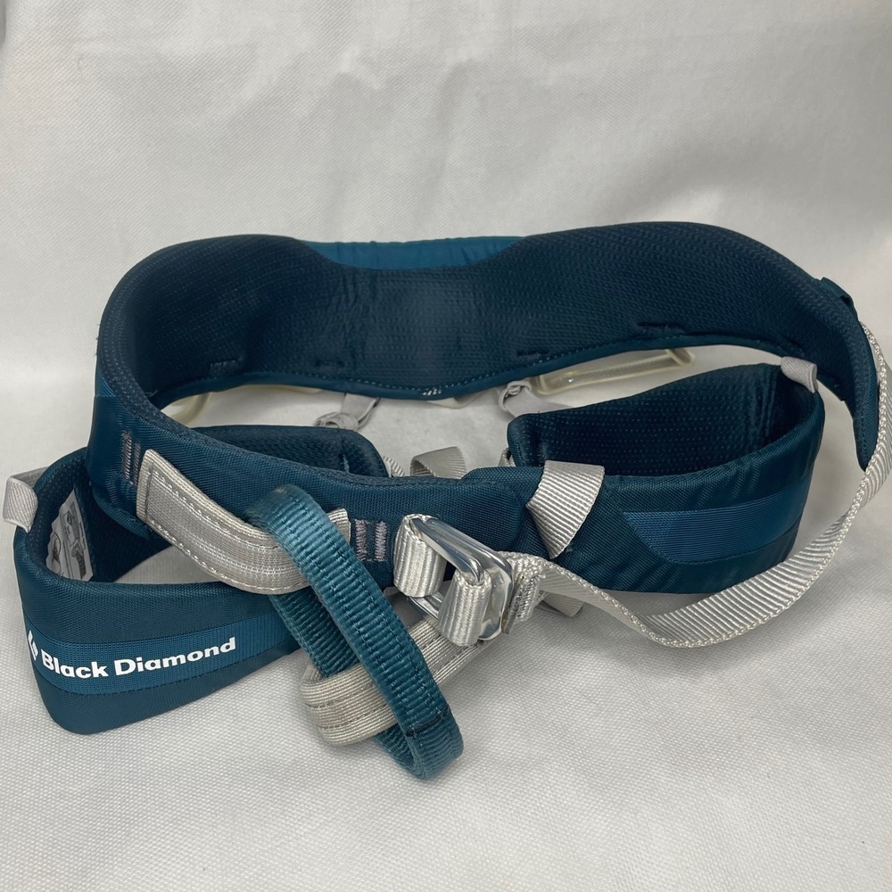 Black Diamond Primrose Padded Climbing Harness W Size XS 24"-27" Moroccan Blue